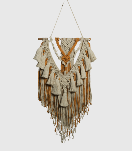 The Desert Bloom Layered Macrame Wall Hanging