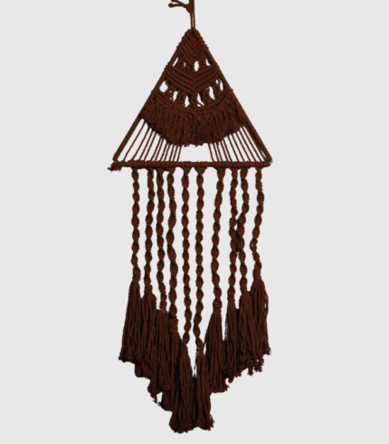 Pyramid Fringe Macrame Wall Decor