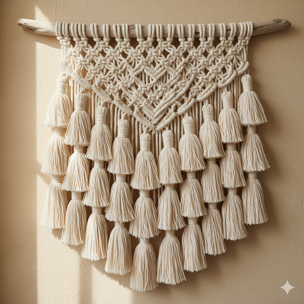 Macramé Tassel Wall Hanging