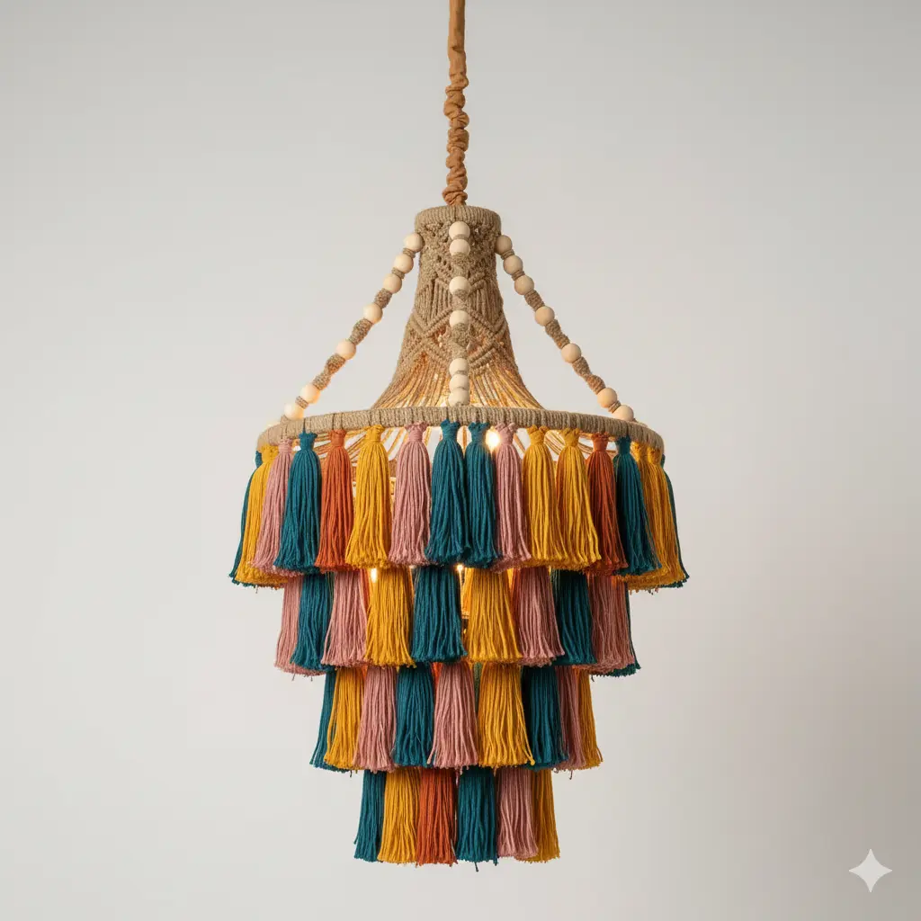 Tassel Chandelier Lamp webp